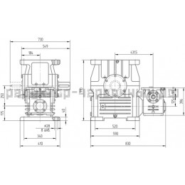 Редуктор 1Ч2 250-125А